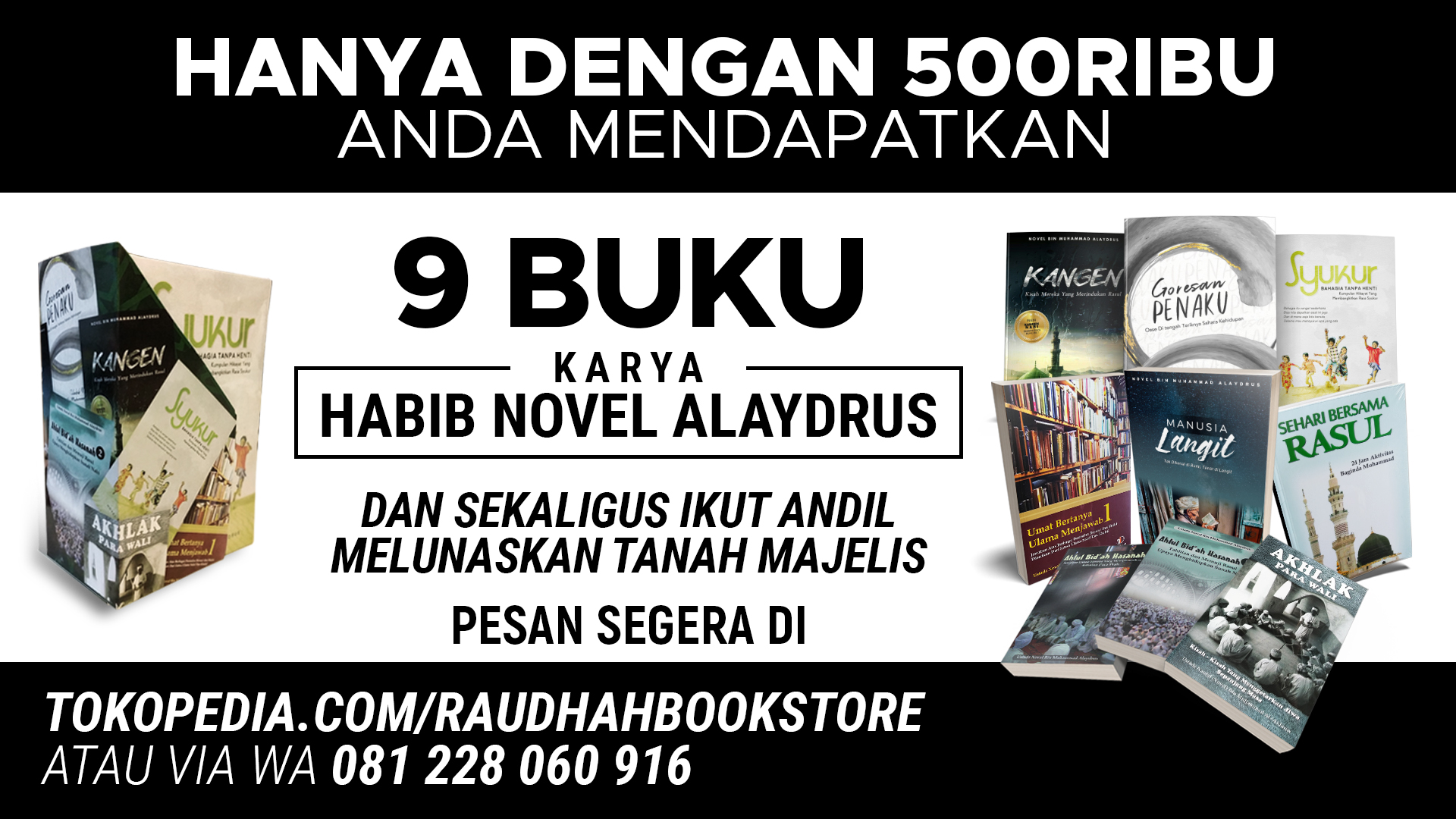 Paket Buku Karya Habib Novel